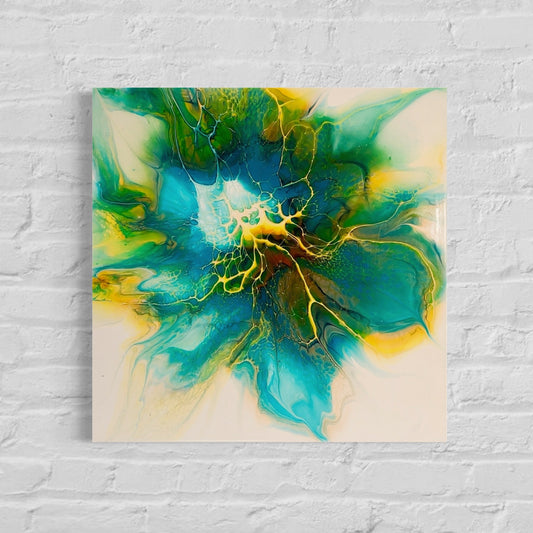 Bluesy Algae Bloom (20x20)