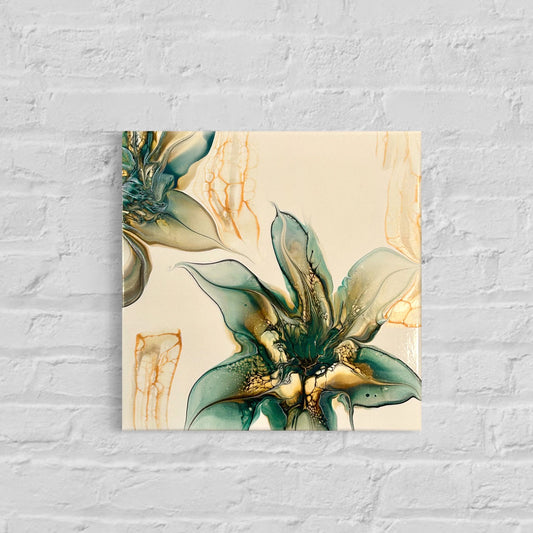 Trifecta Emerald Blossoms 3(14x14)